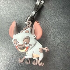 Disney Hyena PVC Keychain - White & Taupe